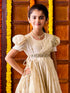 Girl's' Gold Lehenga Set
